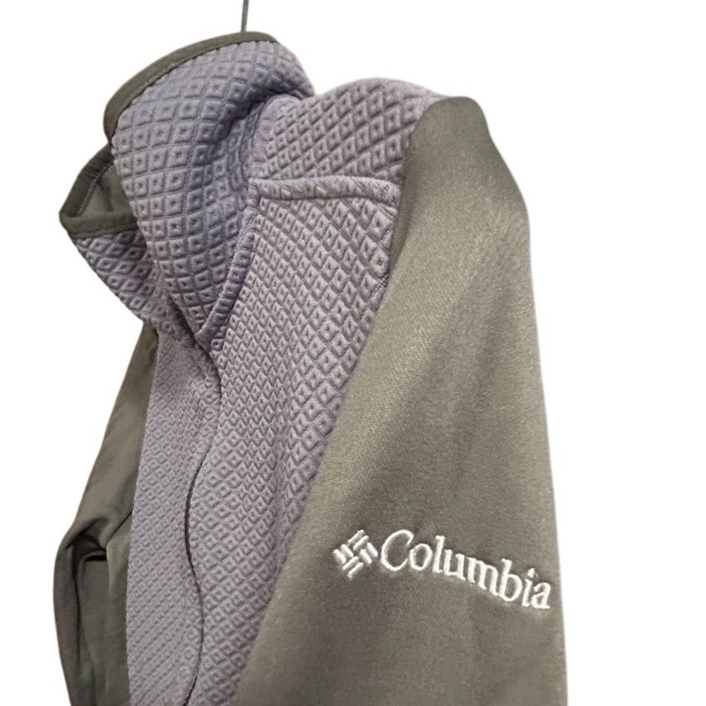 Women’s Columbia Purple and Grey Roffe Ridge Full Zip Quilted Fleece Sweater L - Picture 7 of 9
